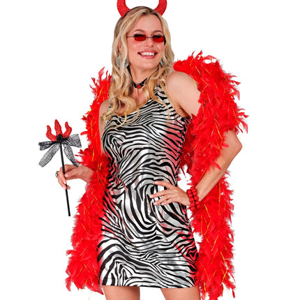 Widmann SRL Boa Esther rood goud 180cm