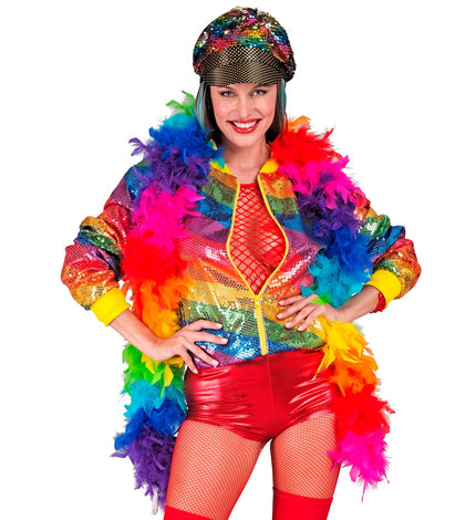 Widmann SRL Boa Joyce regenboog 180cm