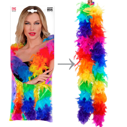 Widmann SRL Boa Joyce regenboog 180cm