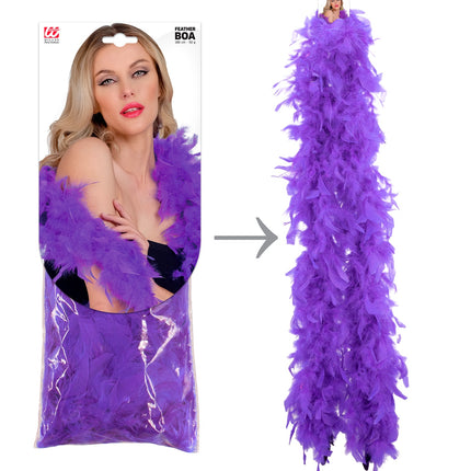 Widmann SRL boa paars 180cm