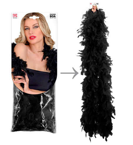 Widmann SRL boa zwart 180cm