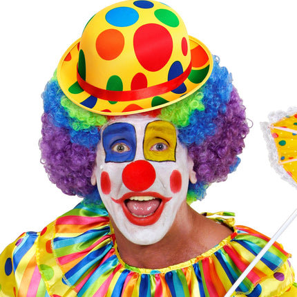 Widmann SRL Bolhoed clown Billy met noppen