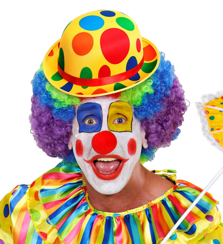 Widmann SRL Bolhoed clown Billy met noppen