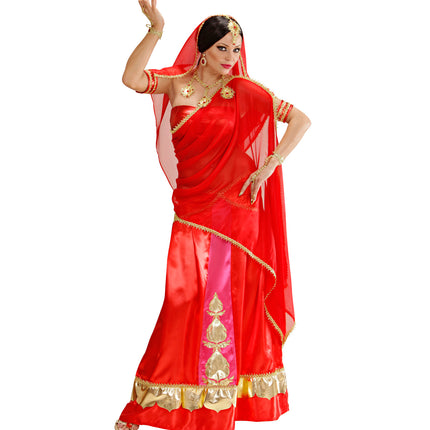 Widmann SRL Bollywood pak rood Indische vrouw