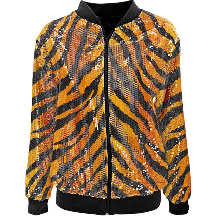 Widmann SRL Bomberjack tijger print