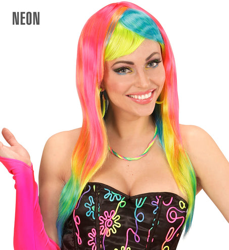 Widmann SRL Bonte neon pruiken