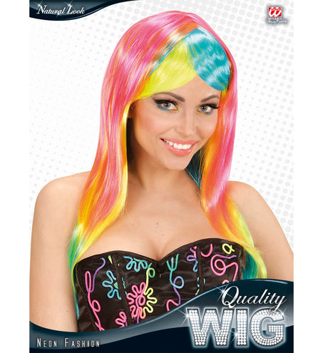 Widmann SRL Bonte neon pruiken