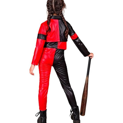 Widmann SRL Boosaardige harlekijn kostuum Saartje kinderen