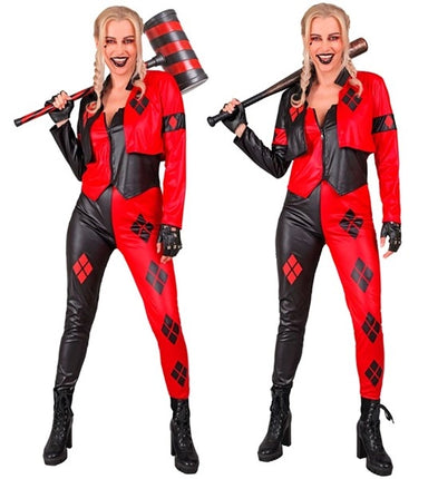 Widmann SRL Boosaardige harlekijn kostuum Sara