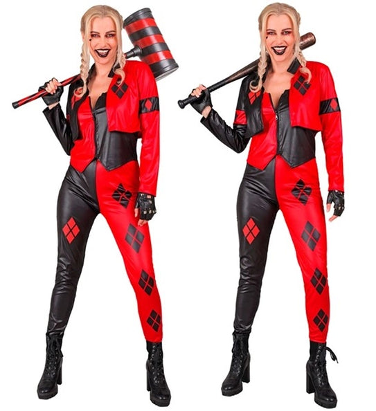 Widmann SRL Boosaardige harlekijn kostuum Sara