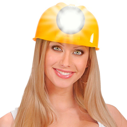 Widmann SRL Bouwhelm bob de bouwer met lamp