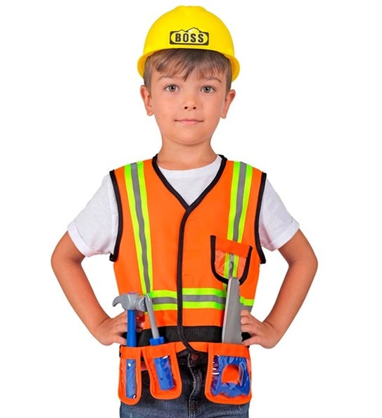 Widmann SRL Bouwvakker vest kind kostuum Niek