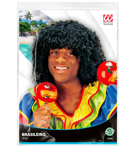 Widmann SRL Braziliaanse pruik met krullen