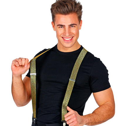 Widmann SRL bretel lurex goud