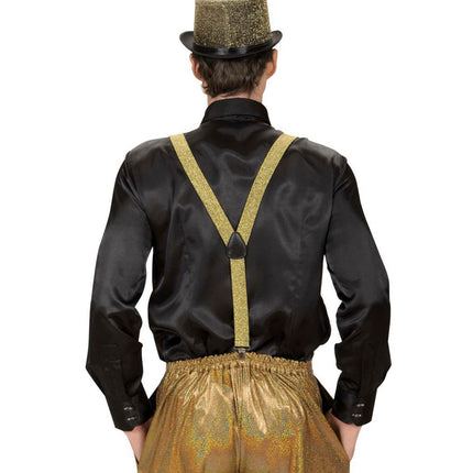 Widmann SRL bretel lurex goud