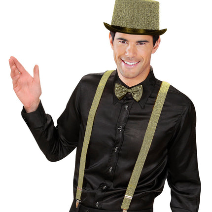 Widmann SRL bretel lurex goud