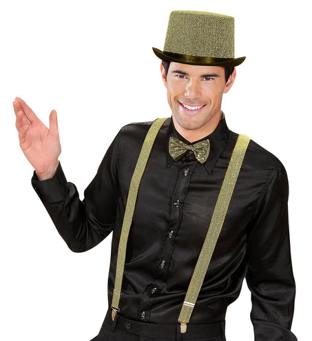 Widmann SRL bretel lurex goud