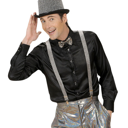 Widmann SRL bretel lurex zilver