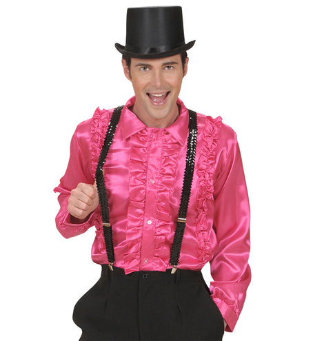 Widmann SRL bretel pailletten zwart