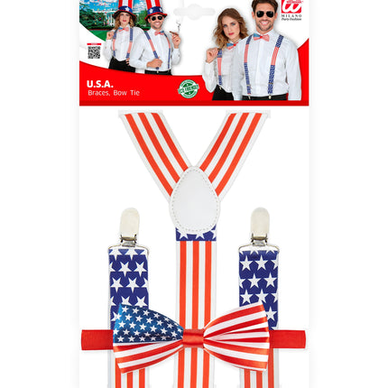 Widmann SRL Bretels Amerika met strikje