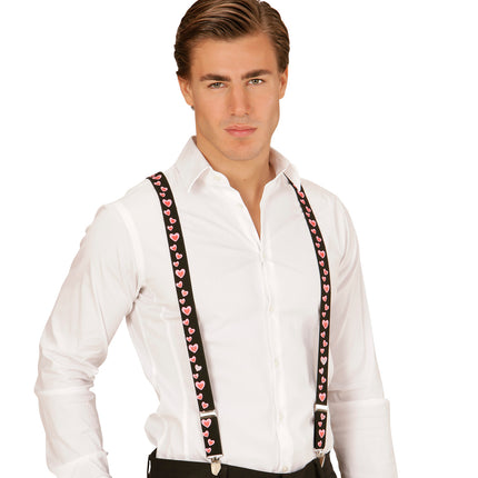 Widmann SRL Bretels met hartjes