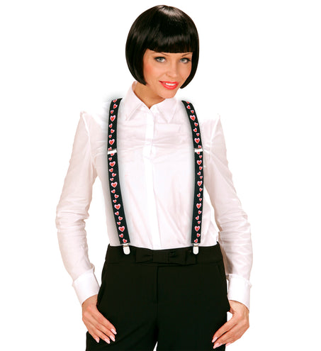 Widmann SRL Bretels met hartjes