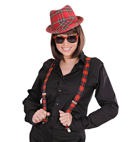 Widmann SRL Bretels schotse ruit