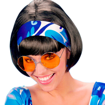 Widmann SRL Bril 70-er jaren Flower Power