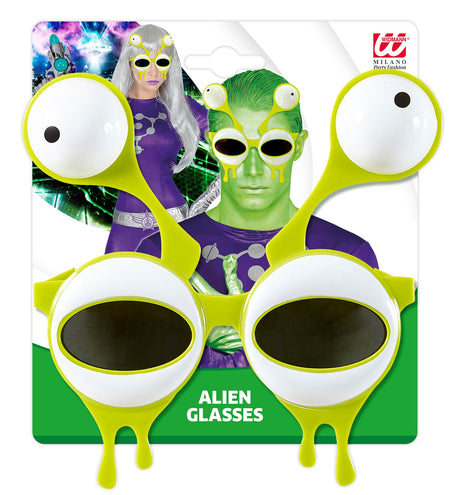 Widmann SRL Bril Alien met dubbele ogen