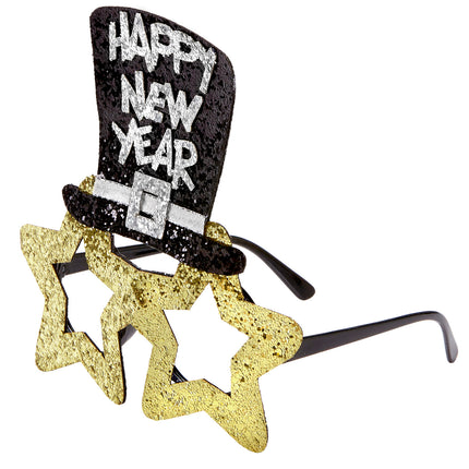 Widmann SRL Bril, Happy New Year Goud