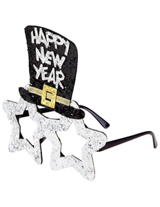 Widmann SRL Bril, Happy New Year Zilver