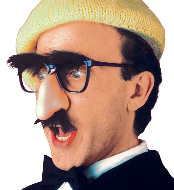 Widmann SRL Bril met wenkbrauwen neus en snor