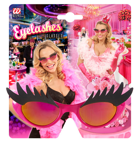 Widmann SRL Bril  roze met wenkbrouwen