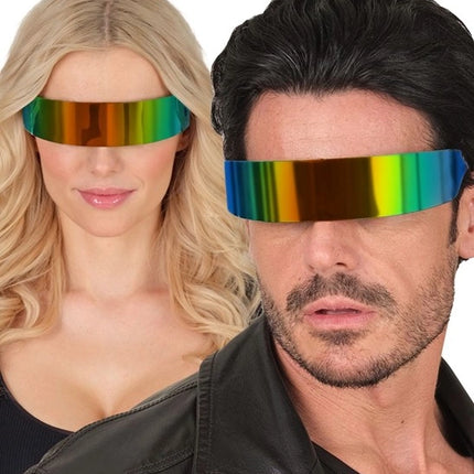 Widmann SRL Bril spiegelglas regenboog Stijn