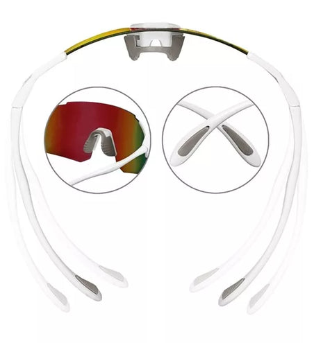 Widmann SRL Bril spiegellens regenboog Daan