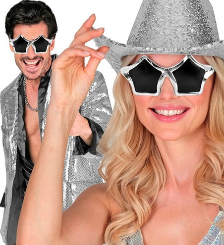 Widmann SRL Bril sterren zilver Sara