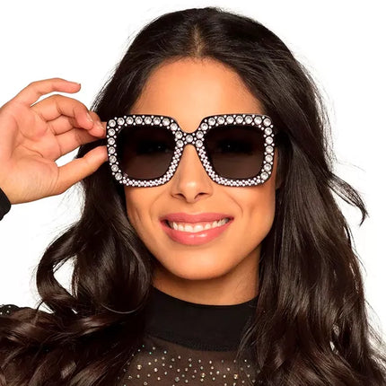 Widmann SRL Bril zwart met strass Gijs