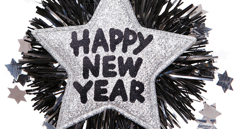 Widmann SRL Broche Happy New Year zilver