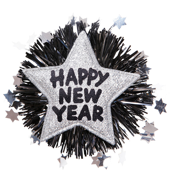 Widmann SRL Broche Happy New Year zilver