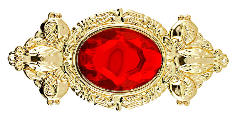 Widmann SRL Broche rode steen maxi