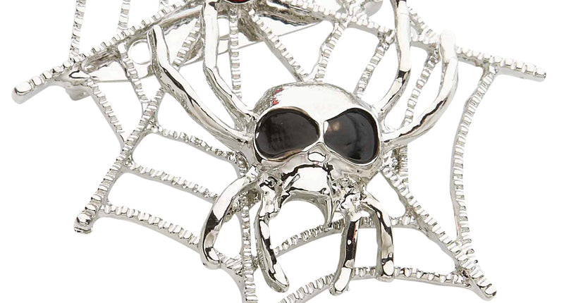 Widmann SRL Broche spinnenweb met spinnen