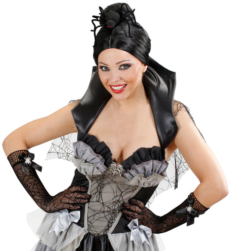 Widmann SRL Broche spinnenweb met spinnen