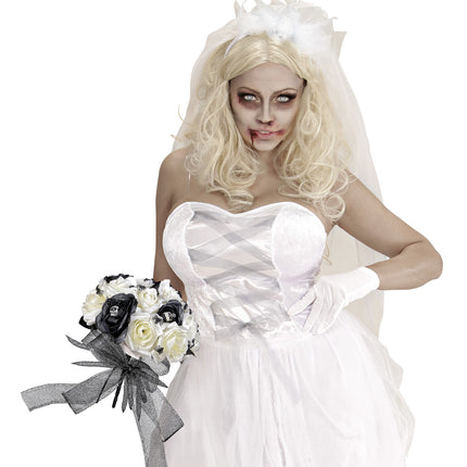 Widmann SRL Bruidsboeket zombie bruid nep rozen
