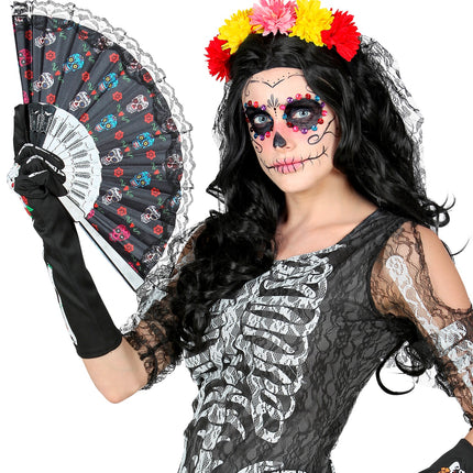 Widmann SRL Bruidsluier met bloemen day of death