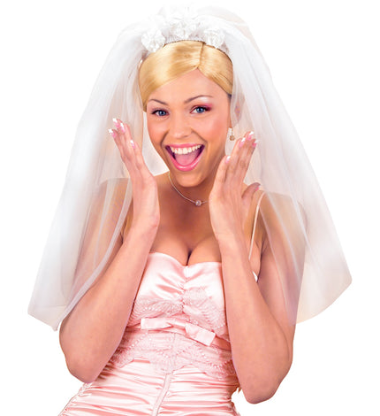 Widmann SRL Bruidsluiers met witte roosjes