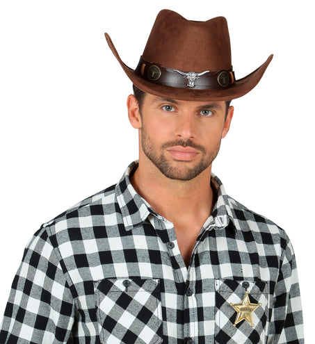 Widmann SRL Bruine cowboyhoed Dallas