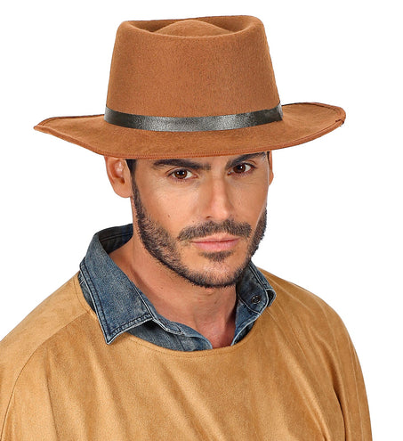 Widmann SRL Bruine hoed Gaucho