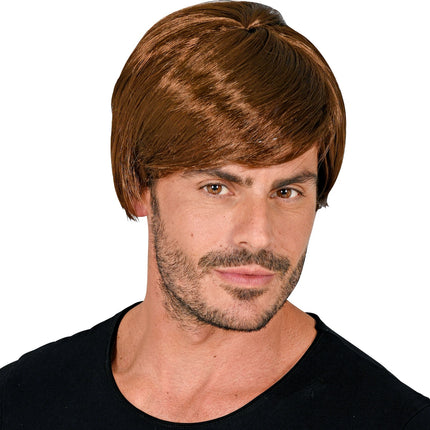 Widmann SRL Bruine karakter pruik heren