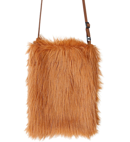 Widmann SRL Bruine pluche handtas