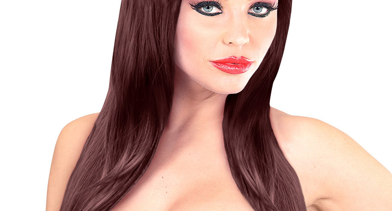 Widmann SRL Bruine pruik lang haar